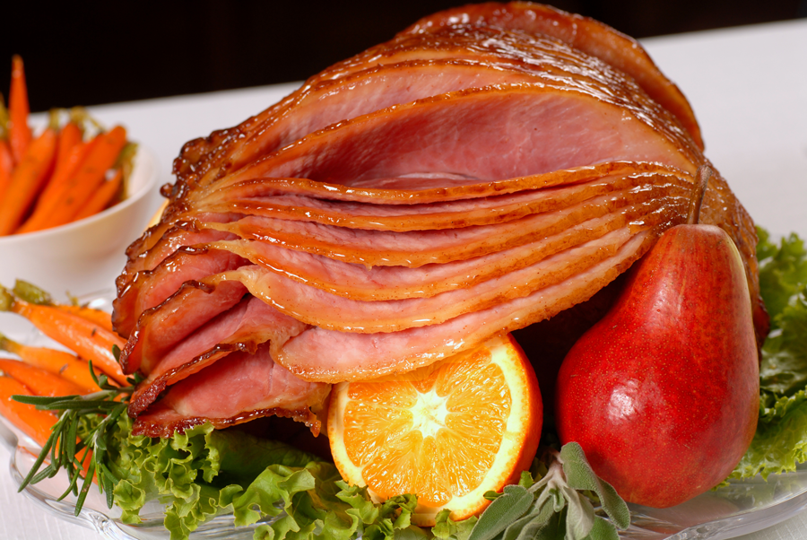 glazed spiral ham