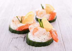 shrimp canapes