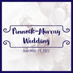 Pinnock-Murray Wedding Logo