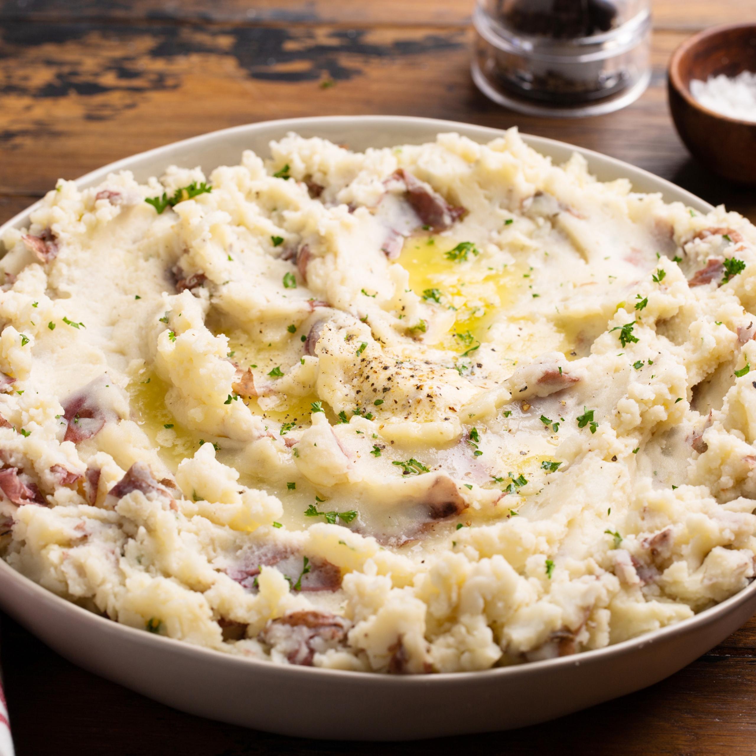 mashed potatoes in a bowl